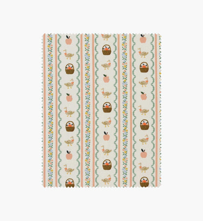 Farmhouse Stripe Canvas Fabric - Cream - Premium Design Accessory