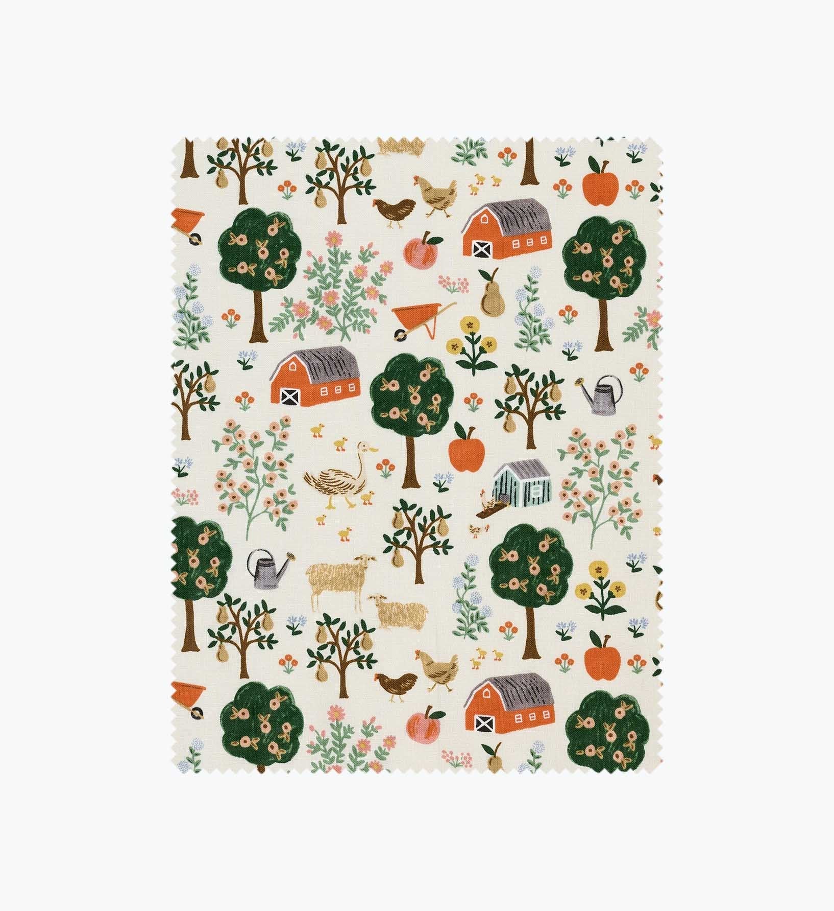 Farmhouse Cotton Fabric - Cream - Premium Design Accessory