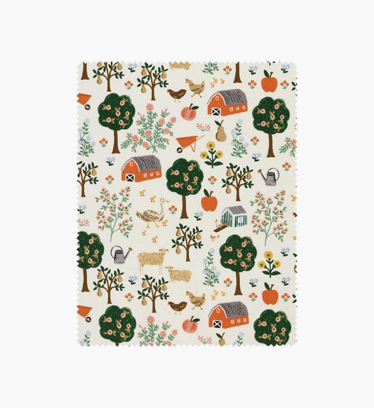 Farmhouse Cotton Fabric - Cream - Premium Design Accessory