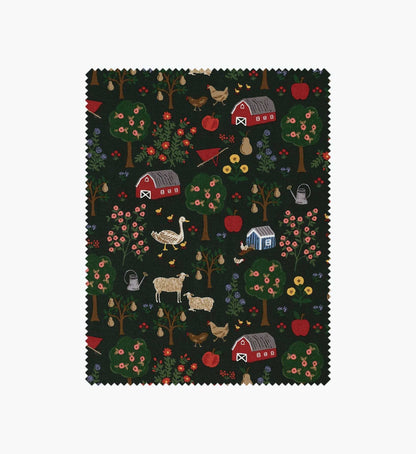 Farmhouse Cotton Fabric - Evergreen - Premium Design Accessory