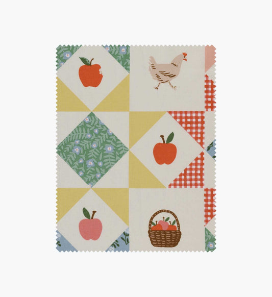 Farmhouse Quilt Cotton Fabric - Multi - Premium Design Accessory
