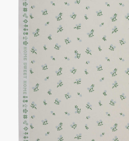 Ditsy Hydrangea Cotton Fabric - Cream