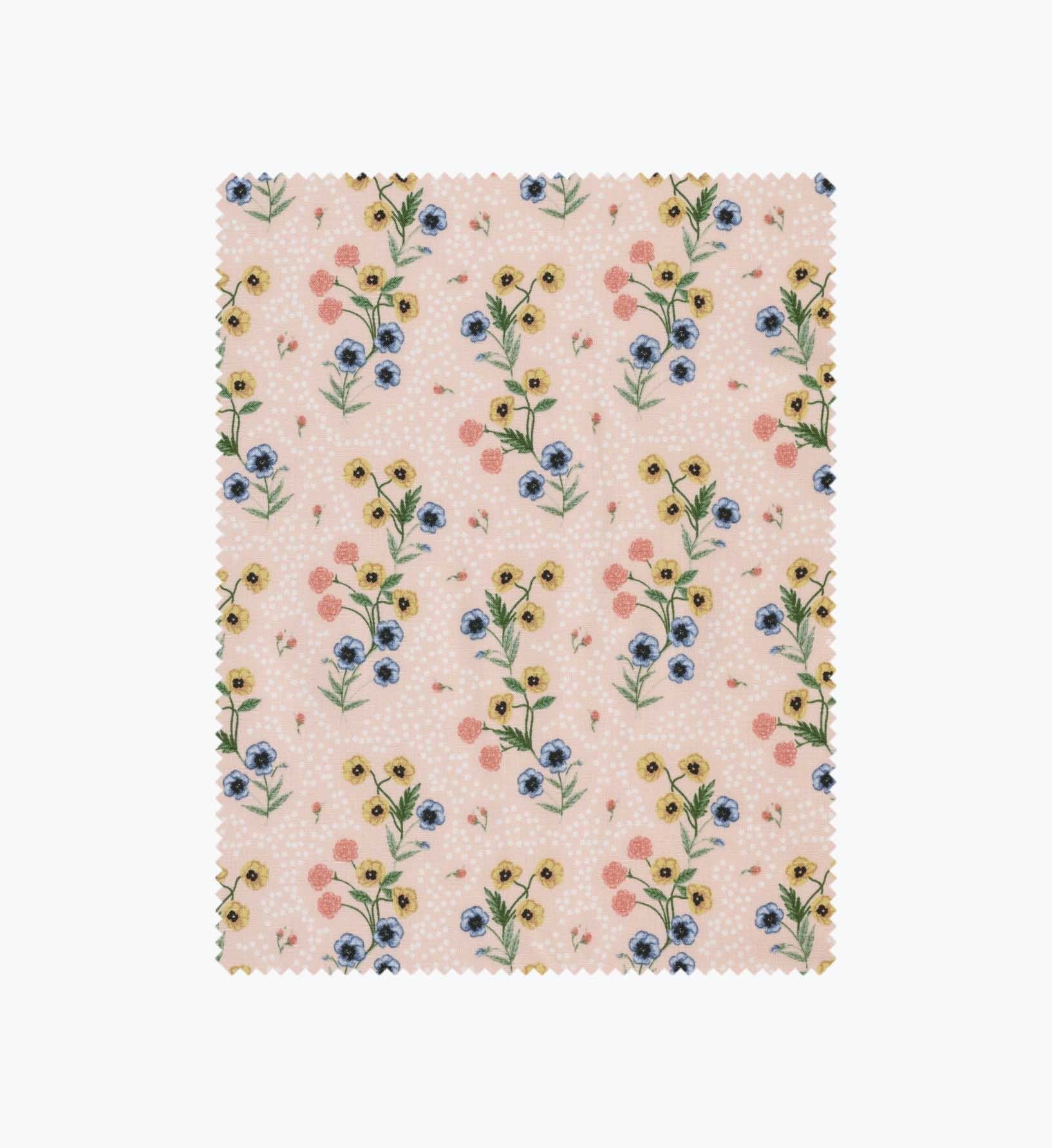 Poppy Cotton Fabric - Pink - Premium Design Accessory
