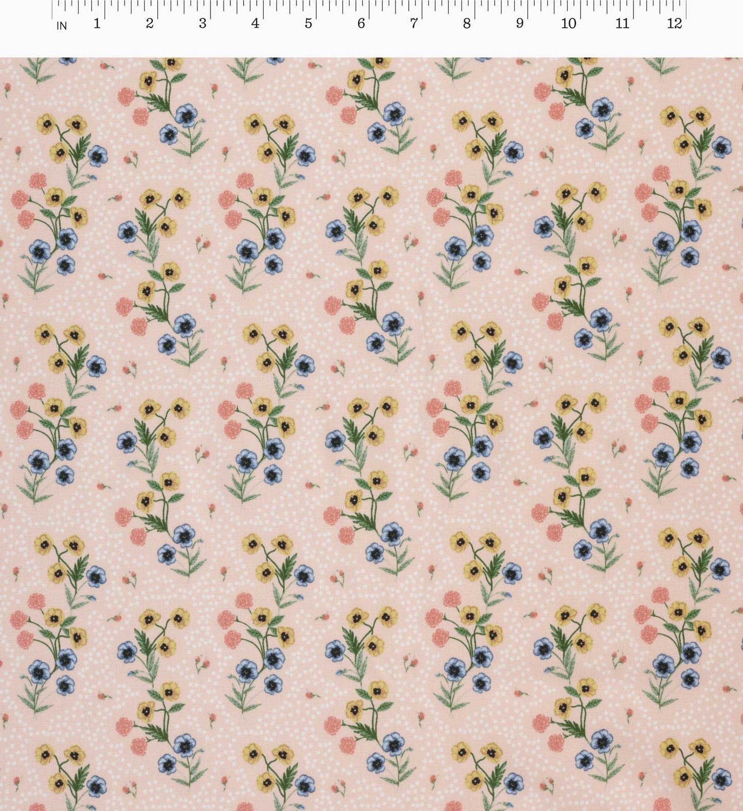 Poppy Cotton Fabric - Pink