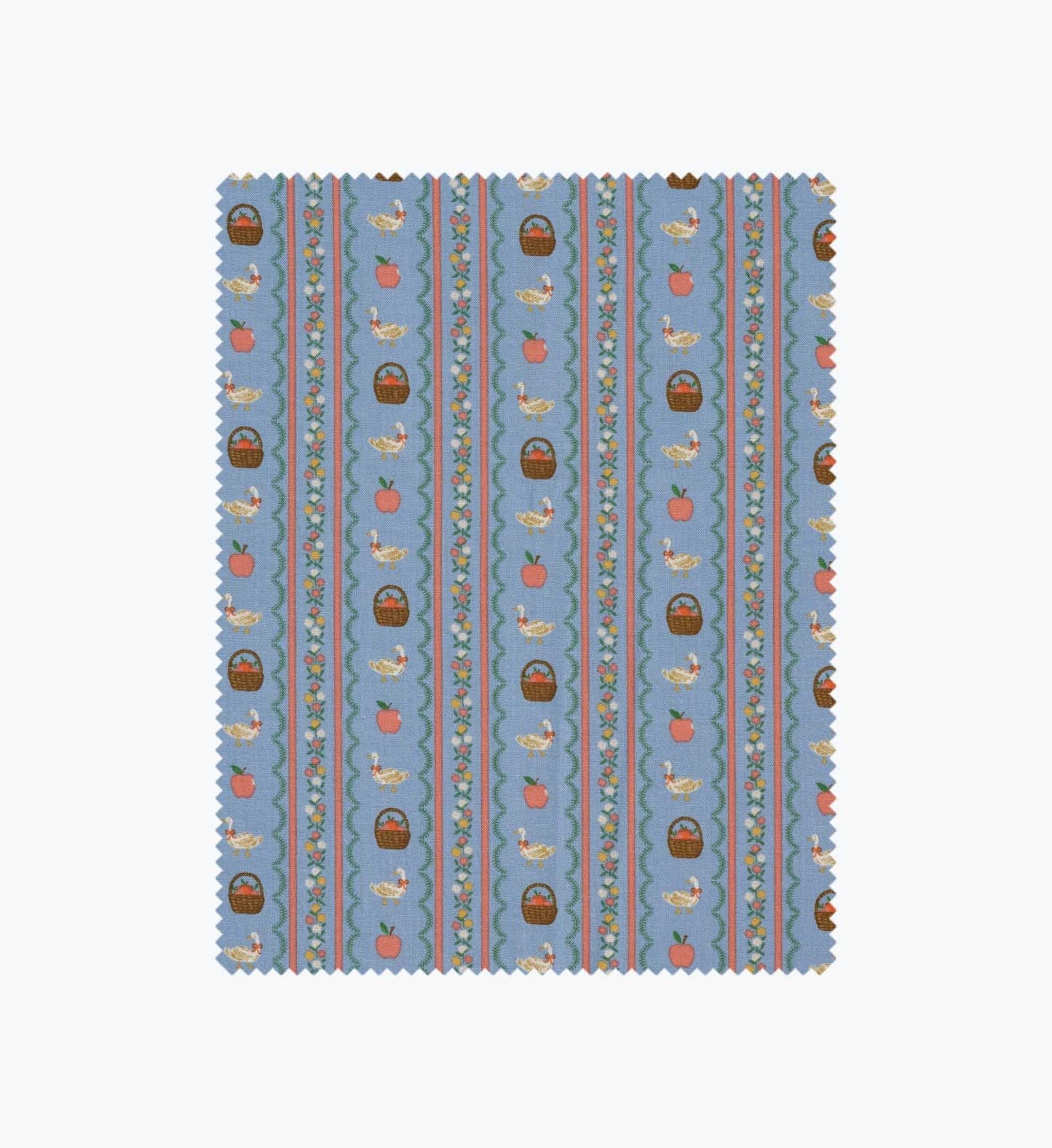 Farmhouse Stripe Cotton Fabric - Slate - Premium Design Accessory