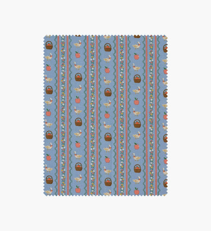 Farmhouse Stripe Cotton Fabric - Slate - Premium Design Accessory