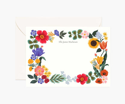 Floral Personalized Stationery  - Blossom - Premium Design Accessory