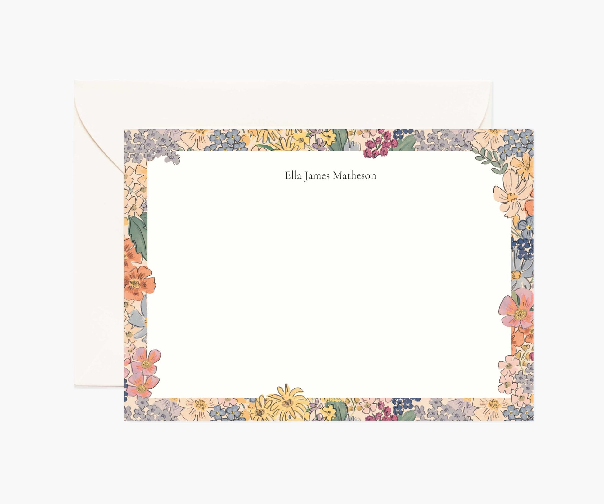 Floral Personalized Stationery  - Mimi - Premium Design Accessory
