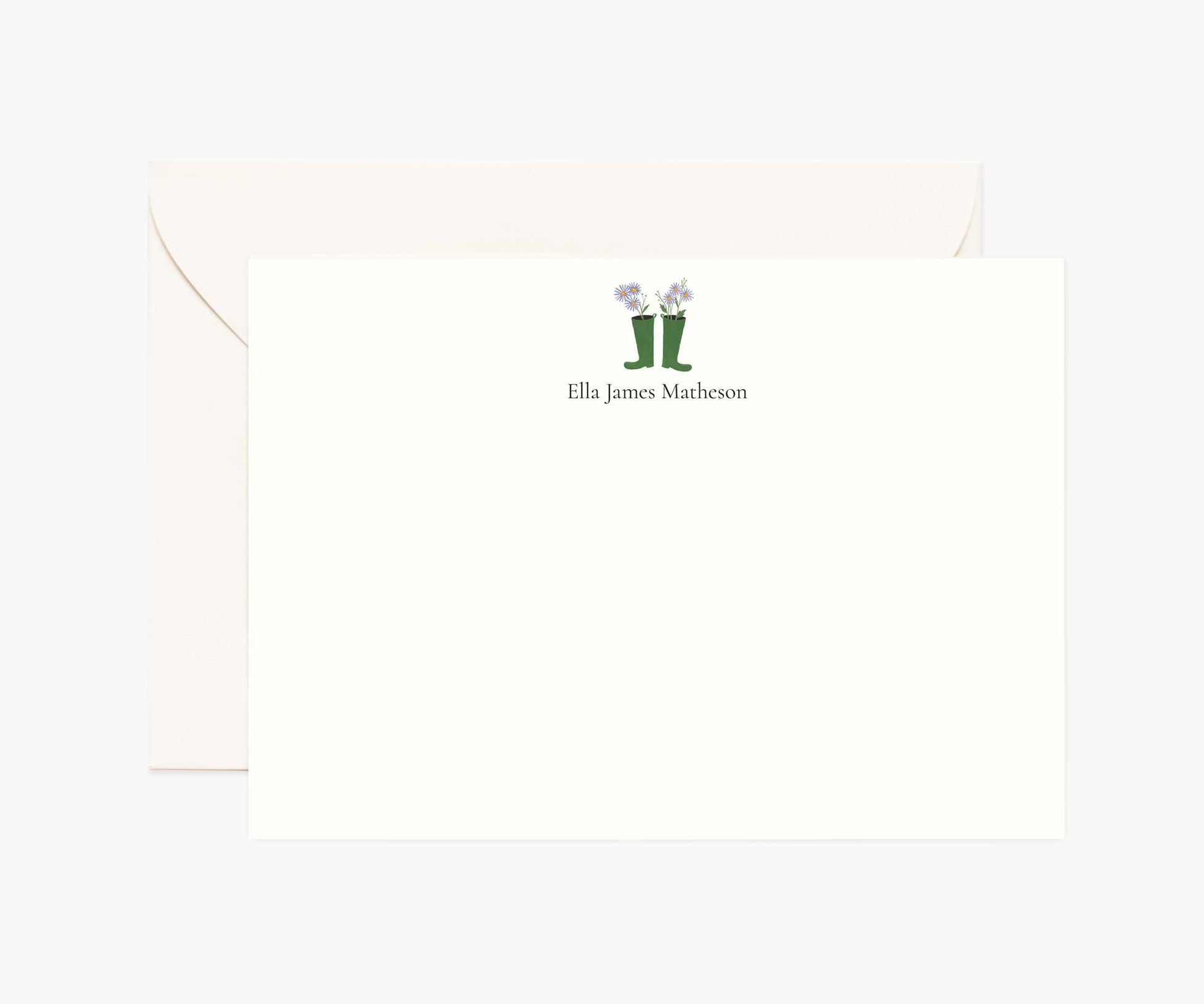 Activities Personalized Stationery  - Garden Boots - Premium Design Accessory