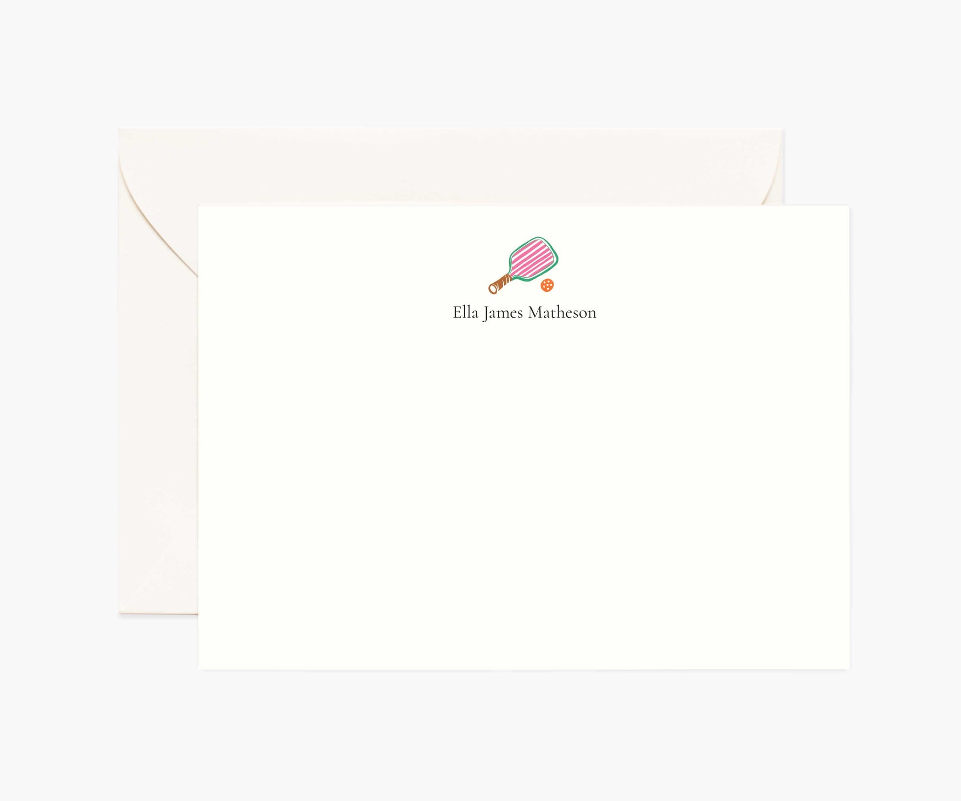 Activities Personalized Stationery  - Pickleball - Premium Design Accessory