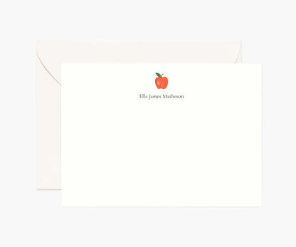 Food & Drink Personalized Stationery  - Apple - Premium Design Accessory