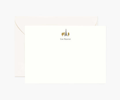 Travel Personalized Stationery  - Paris - Premium Design Accessory