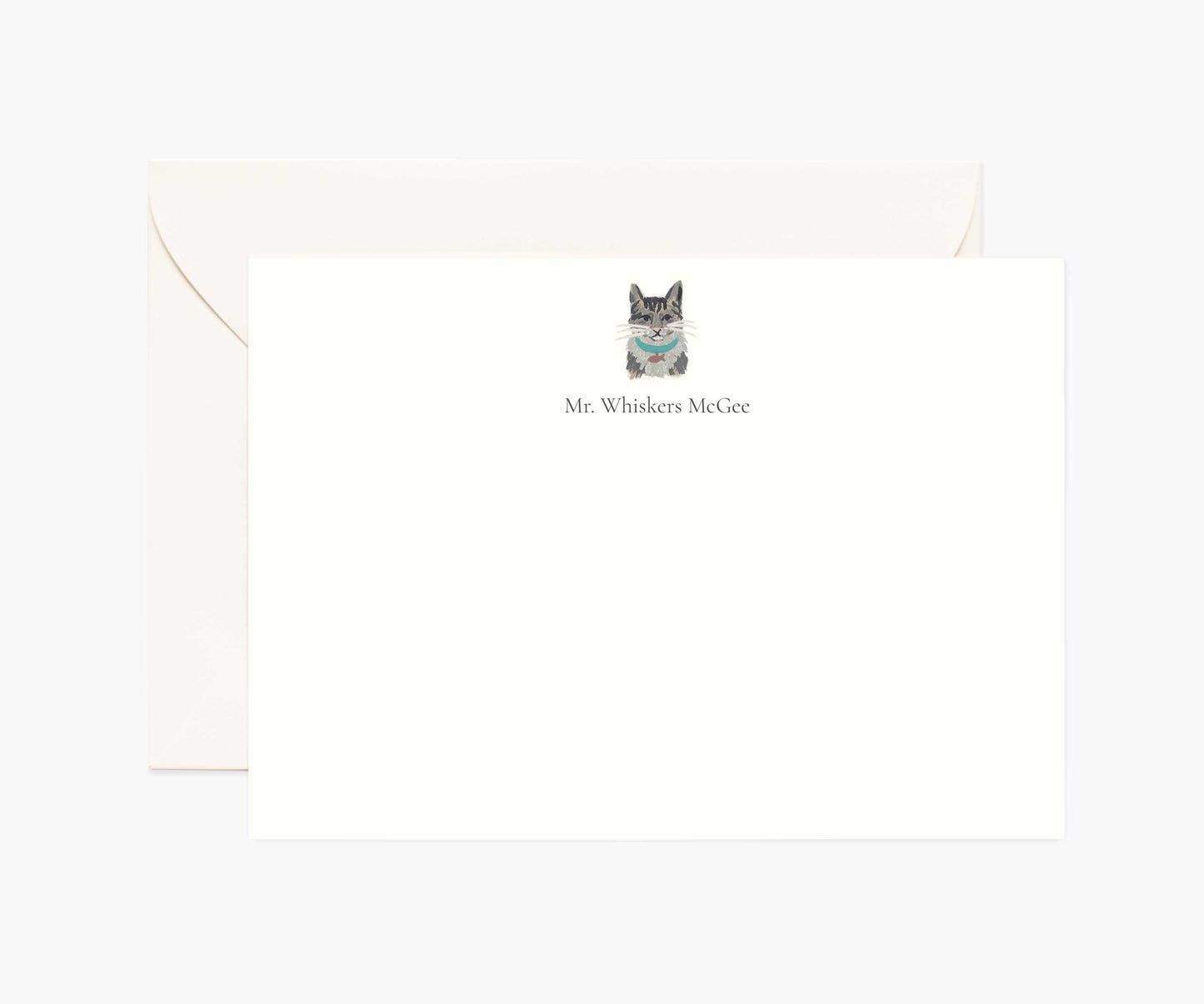 Pets Personalized Stationery - Cat 4 - Premium Design Accessory