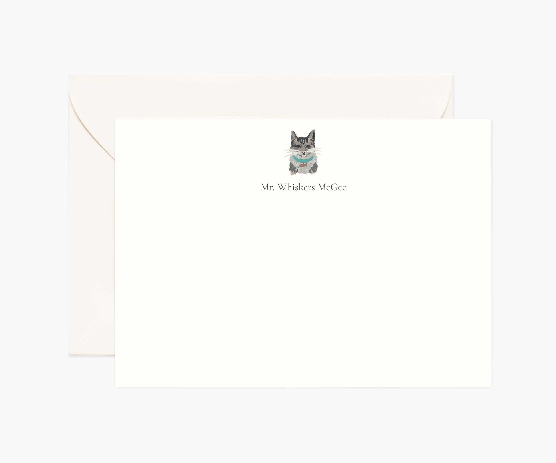 Pets Personalized Stationery - Cat 4 - Premium Design Accessory