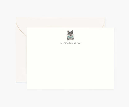 Pets Personalized Stationery - Cat 4 - Premium Design Accessory