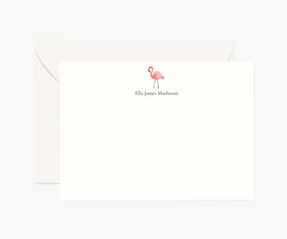Animals Personalized Stationery  - Flamingo - Premium Design Accessory