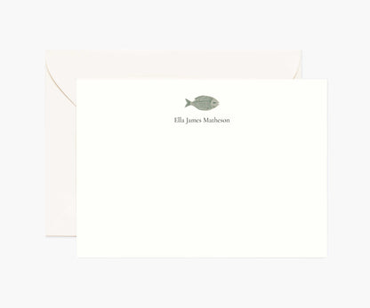 Animals Personalized Stationery  - Fish - Premium Design Accessory