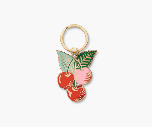 Enamel Keychain - Cherries - Enamel Keychain