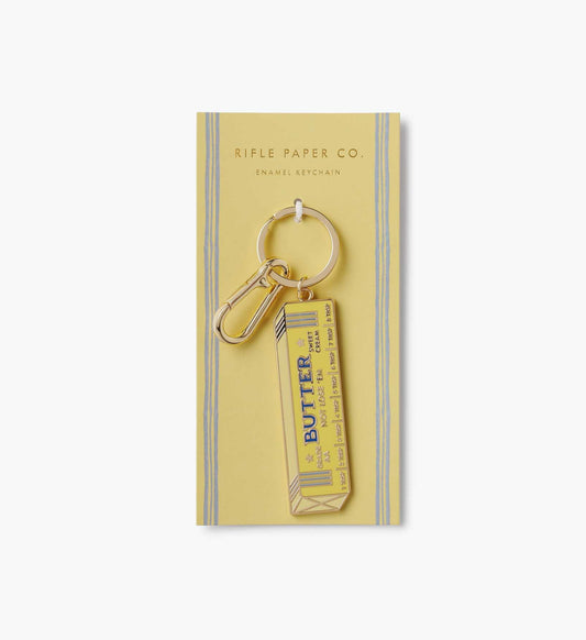 Enamel Keychain - Butter Not Lose 'Em