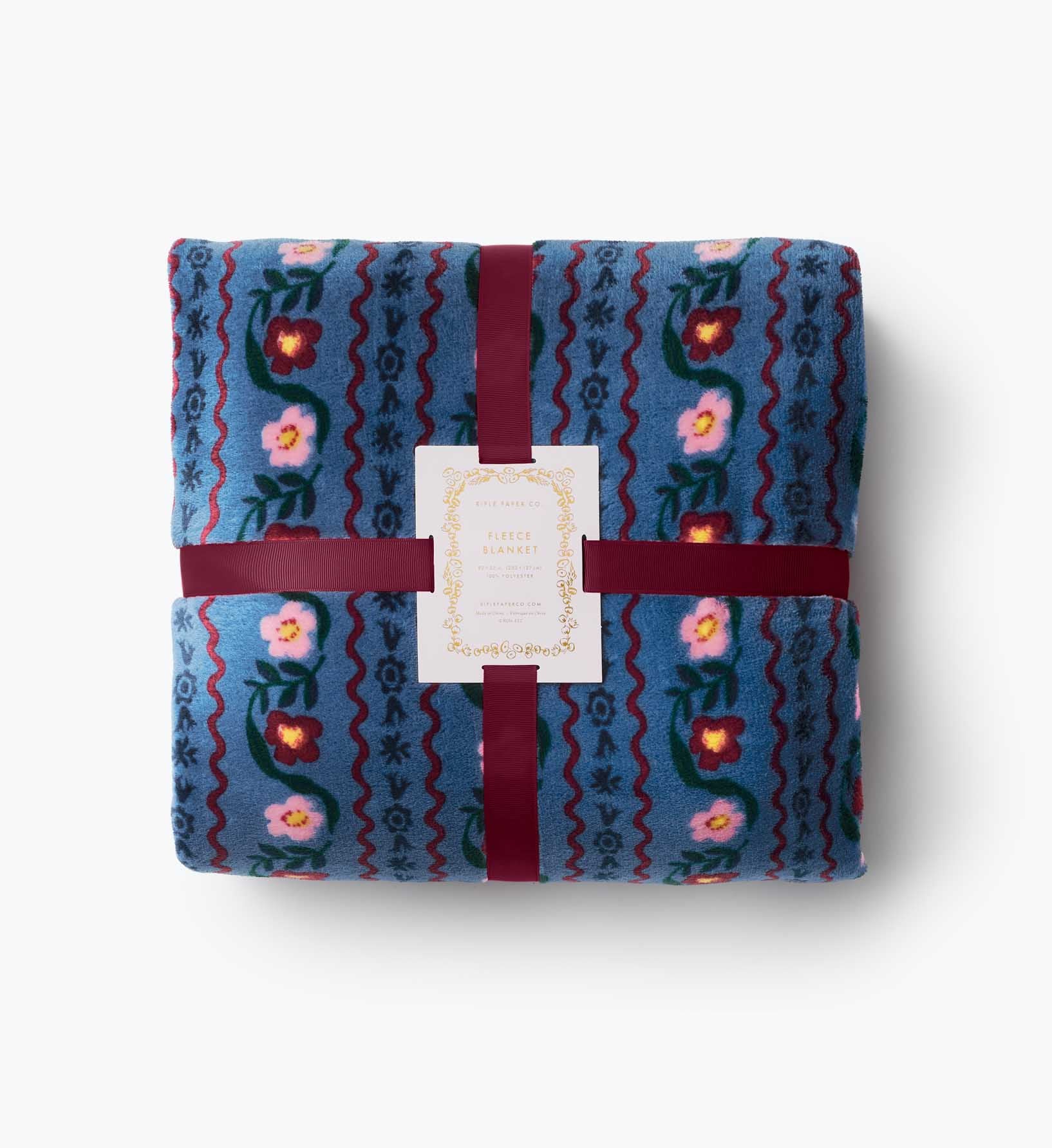 Fleece Blanket - Delphine - Woven Cotton Blanket