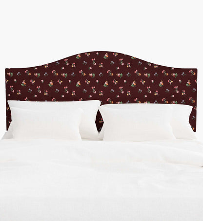 Mayfair Headboard - Ditsy Dahlia Burgundy - Premium Design Accessory