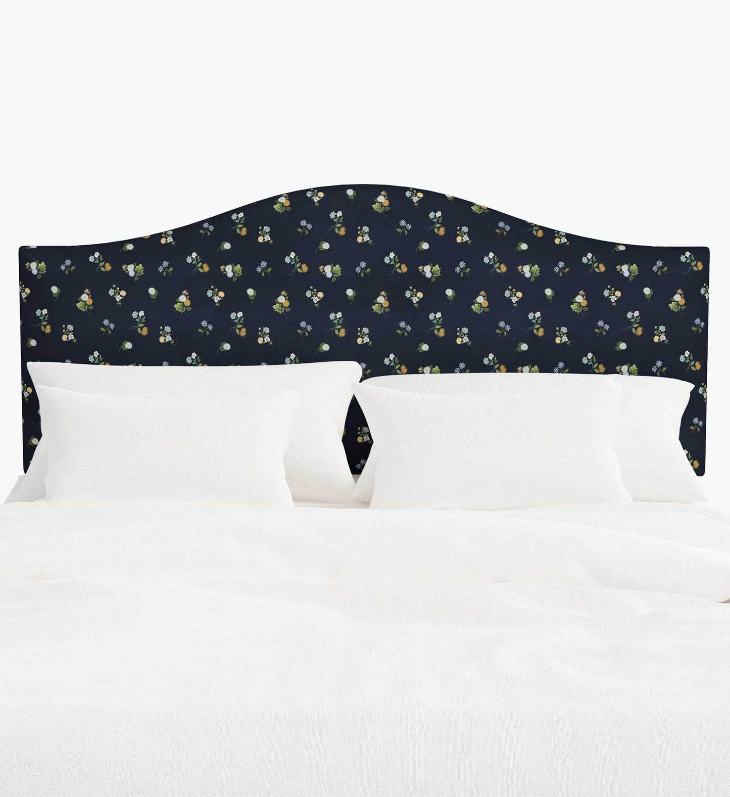 Mayfair Headboard - Ditsy Dahlia Navy - Premium Design Accessory