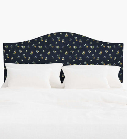 Mayfair Headboard - Ditsy Dahlia Navy - Premium Design Accessory