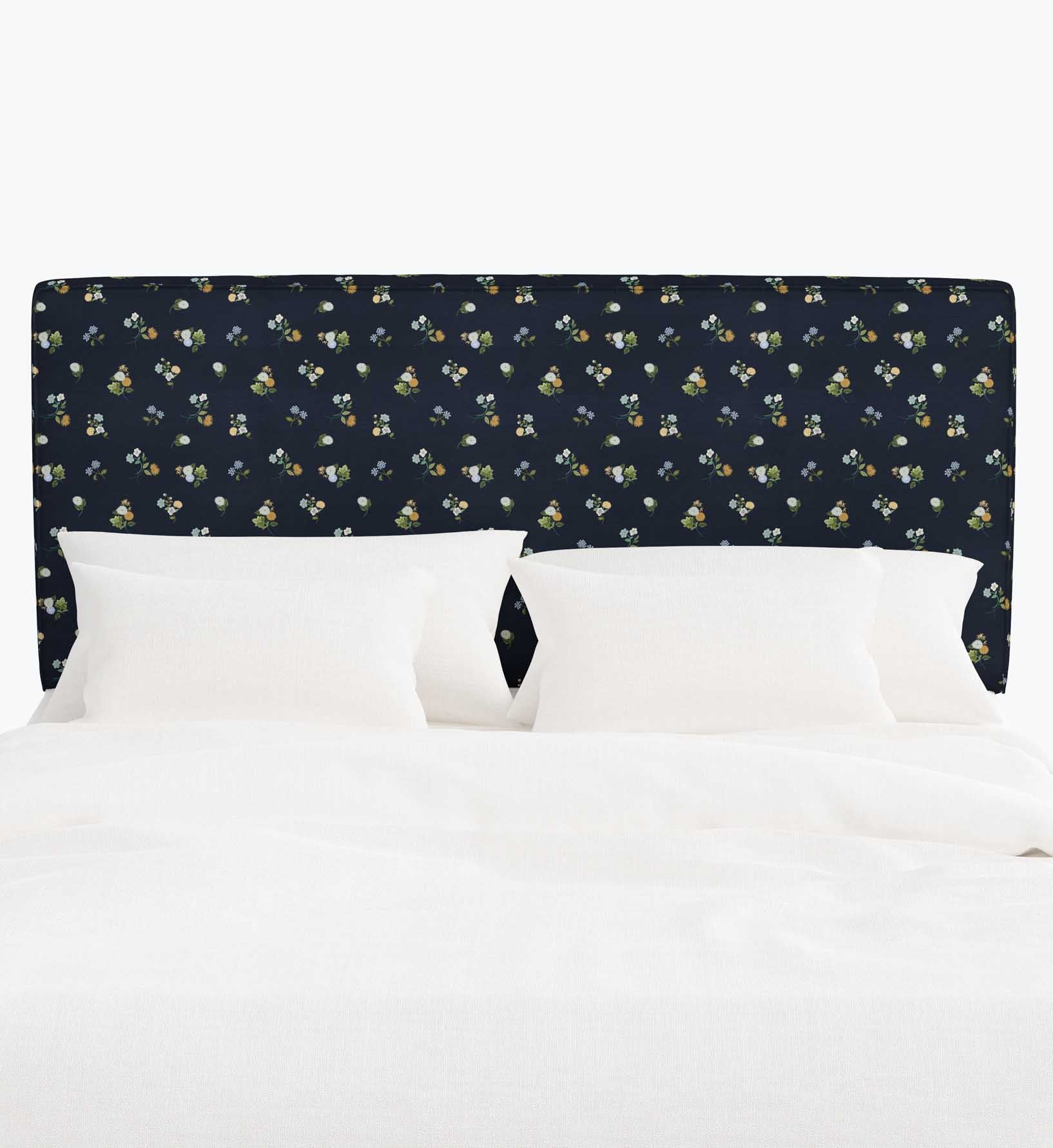 Elly Headboard - Ditsy Dahlia Navy - Premium Design Accessory