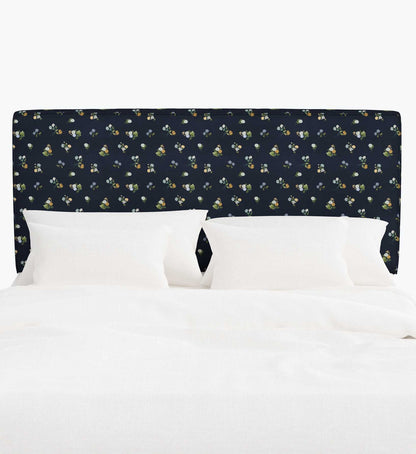 Elly Headboard - Ditsy Dahlia Navy - Premium Design Accessory