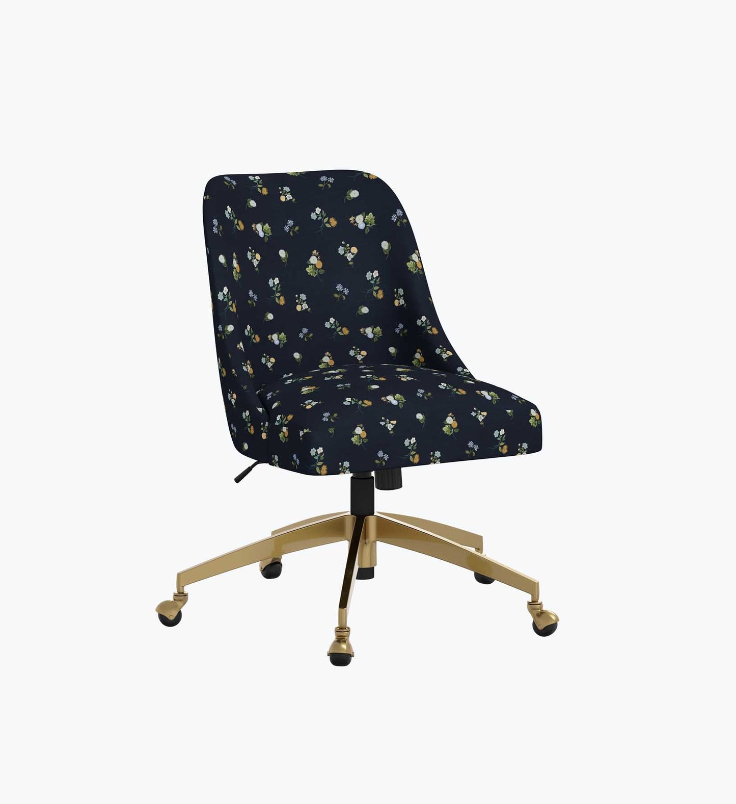 Oxford Desk Chair - Ditsy Dahlia Navy - Premium Design Accessory