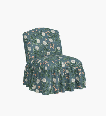 Edie Slipper Chair - Peonies - Premium Design Accessory