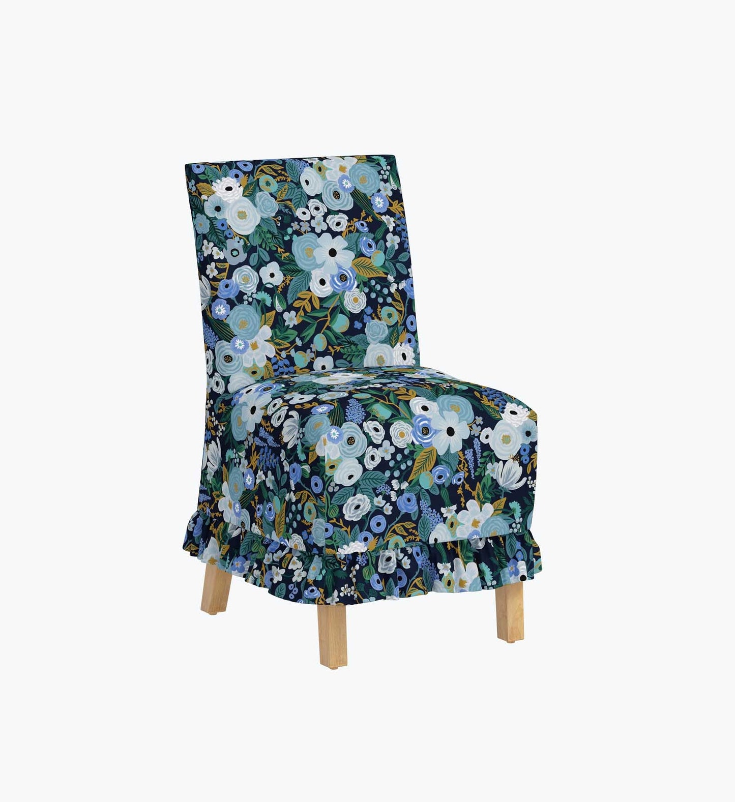 Louise Slipcover Dining Chair - Garden Party Blue - Premium Design Accessory
