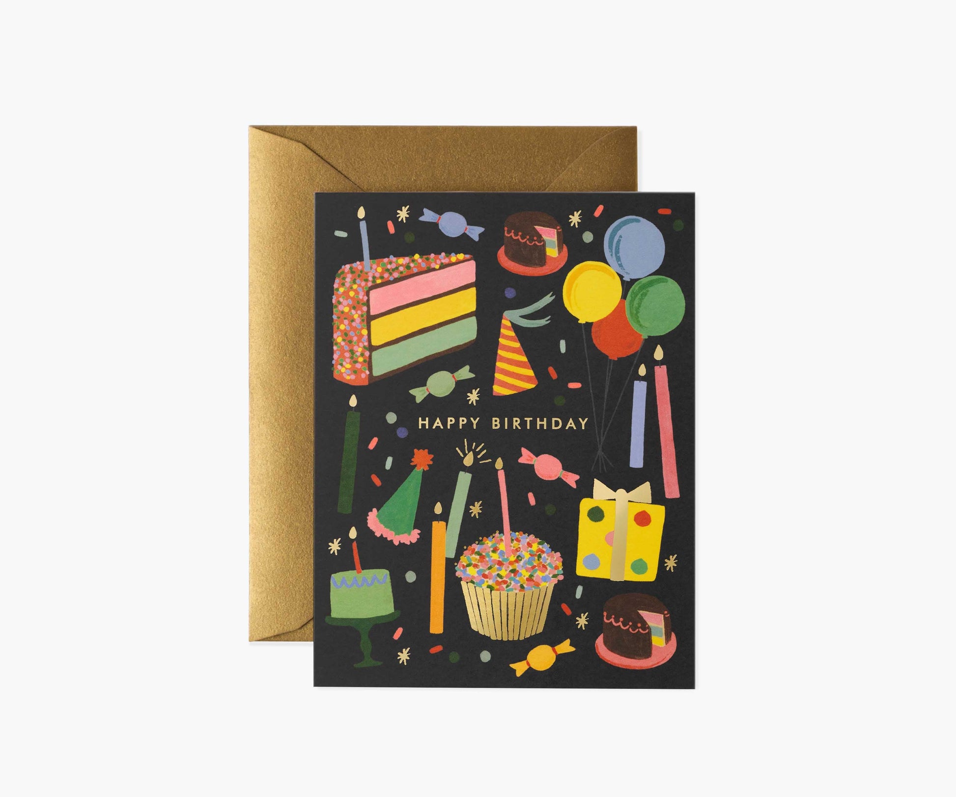 Birthday Treats Birthday Card - Single Card - Greeting Card with Envelope