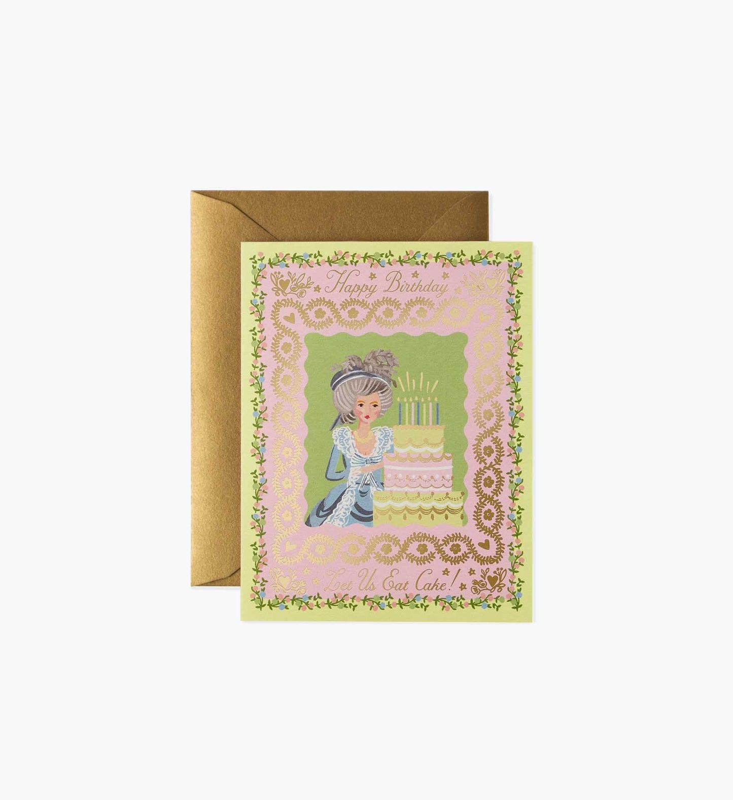 Let Us Eat Cake Birthday Card - Single Card - Greeting Card with Envelope
