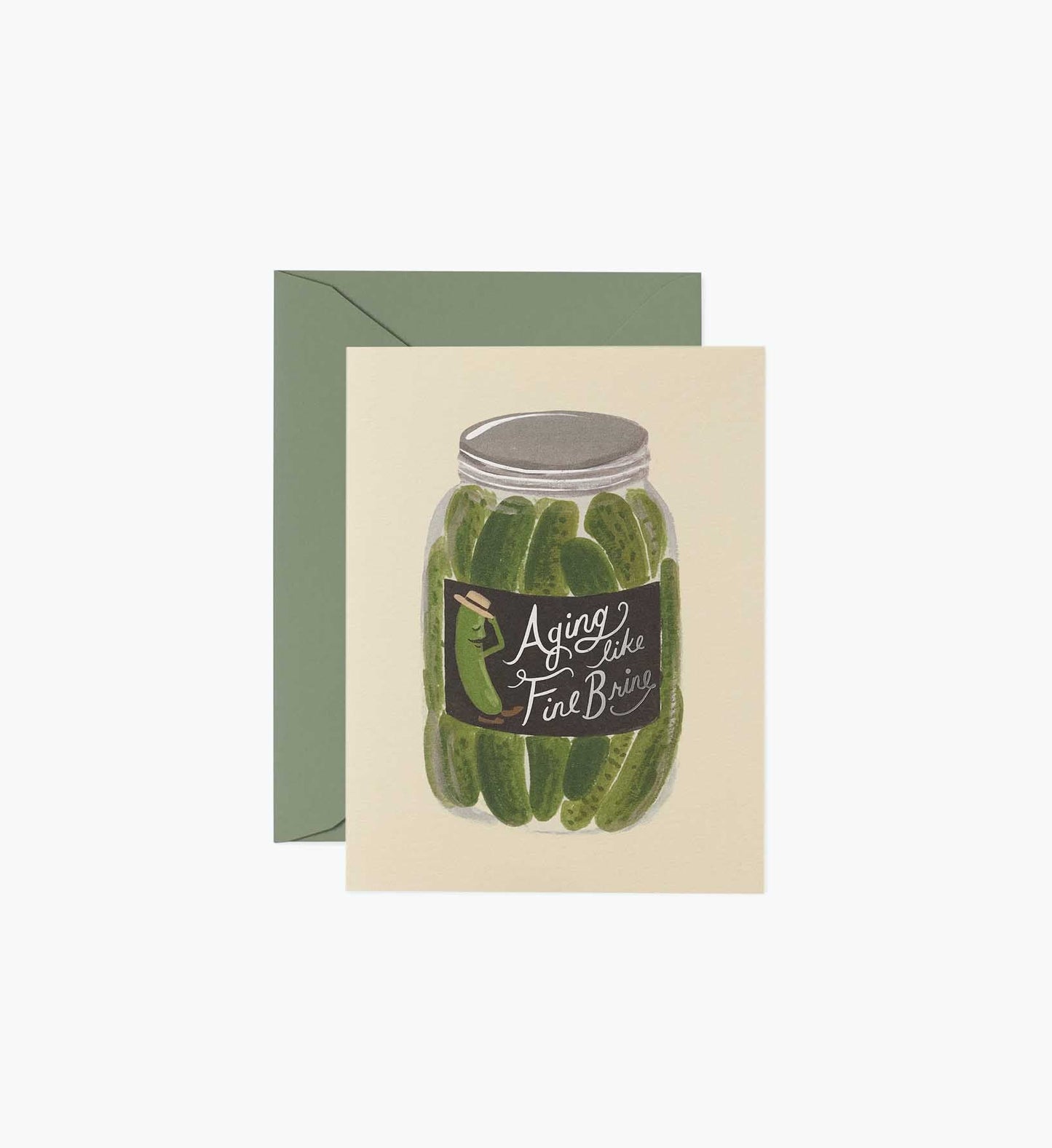 Aging Like Fine Brine Birthday Card - Single Card - Greeting Card with Envelope