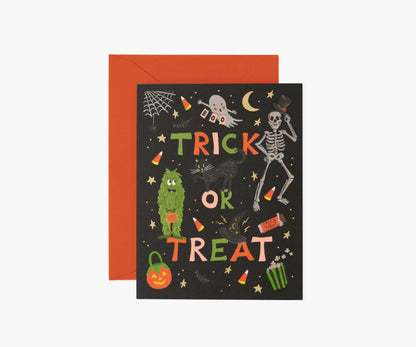 Halloween Parade Halloween Card - Single Card - Halloween Greeting Card