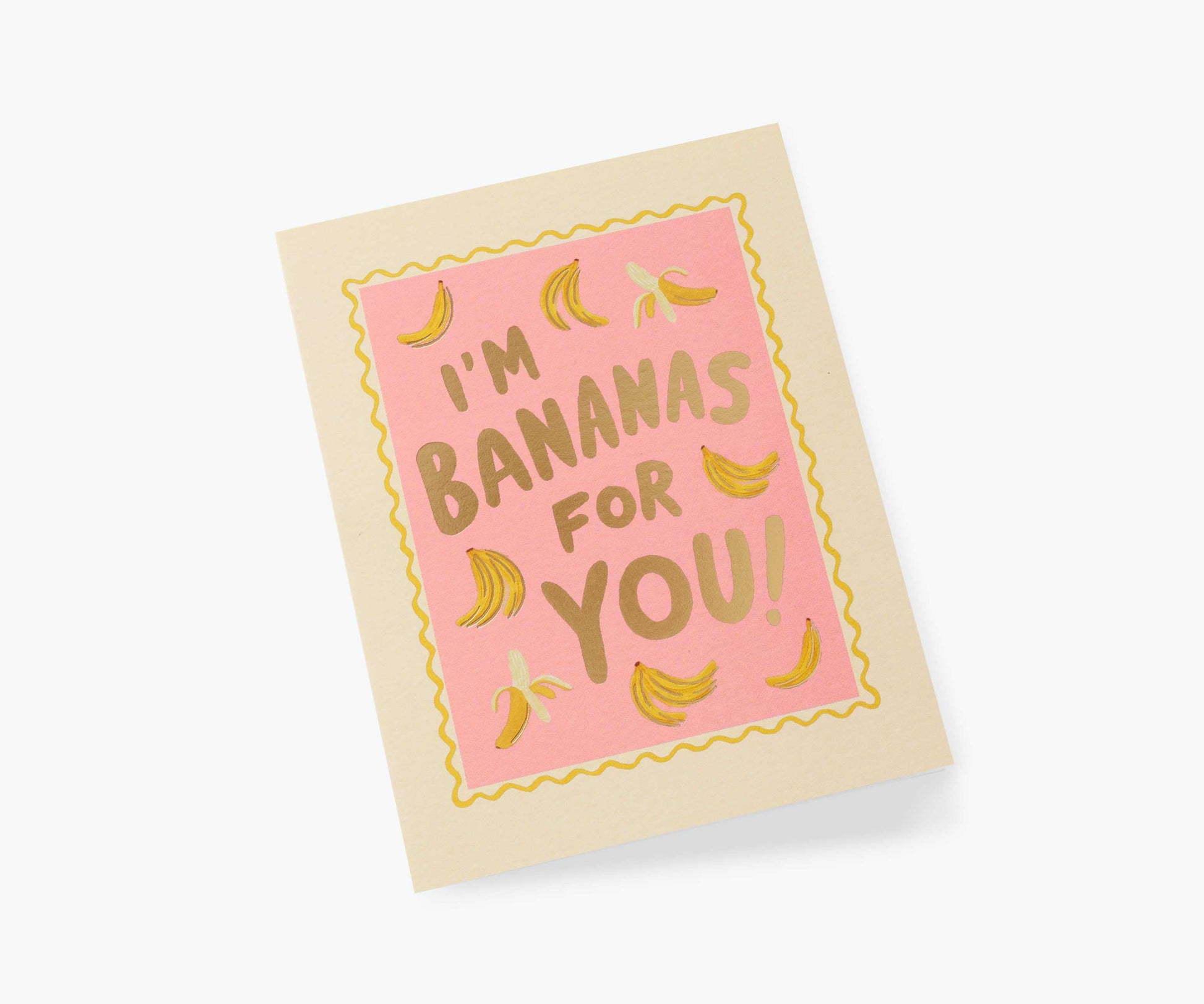 Bananas For You Love & Friendship Card - Single Card