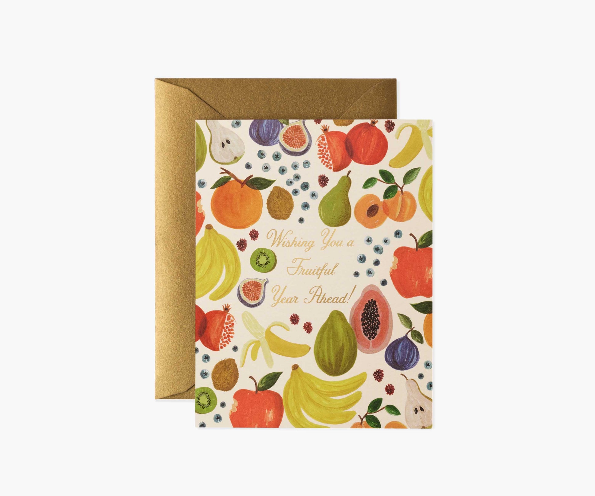 Fruitful Year Ahead Encouragement Card - Single Card - Greeting Card with Envelope