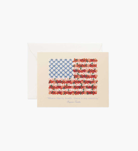 Americana Quote Everyday Card - Single Card - Greeting Card with Envelope