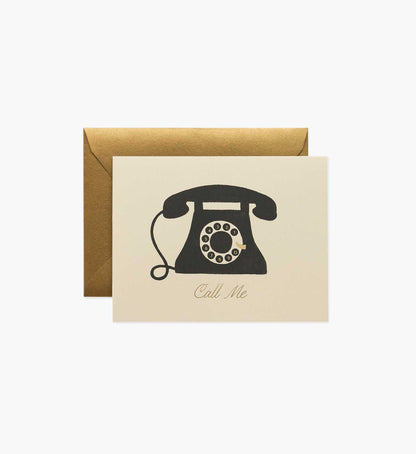 Call Me Love & Friendship Card - Single Card - Greeting Card with Envelope