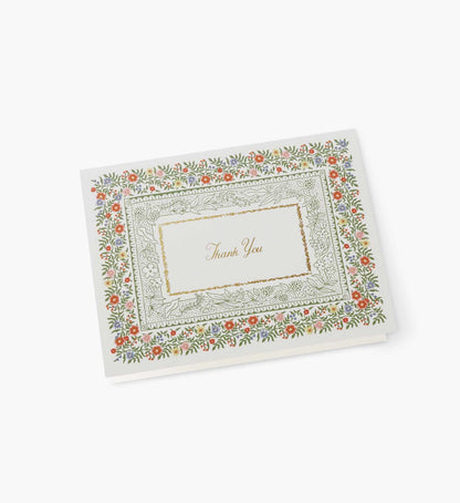 Rosette Thank You Card - Single Card
