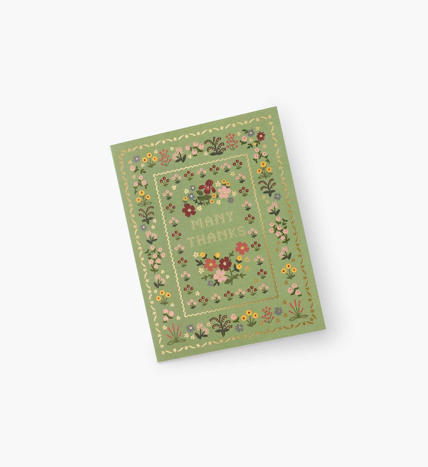 Moss Thank You Card - Single Card