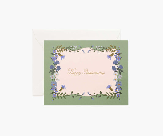 Wildwood Anniversary Card - Single Card - Greeting Card with Envelope