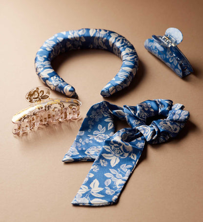Wrapped Headband - English Rose