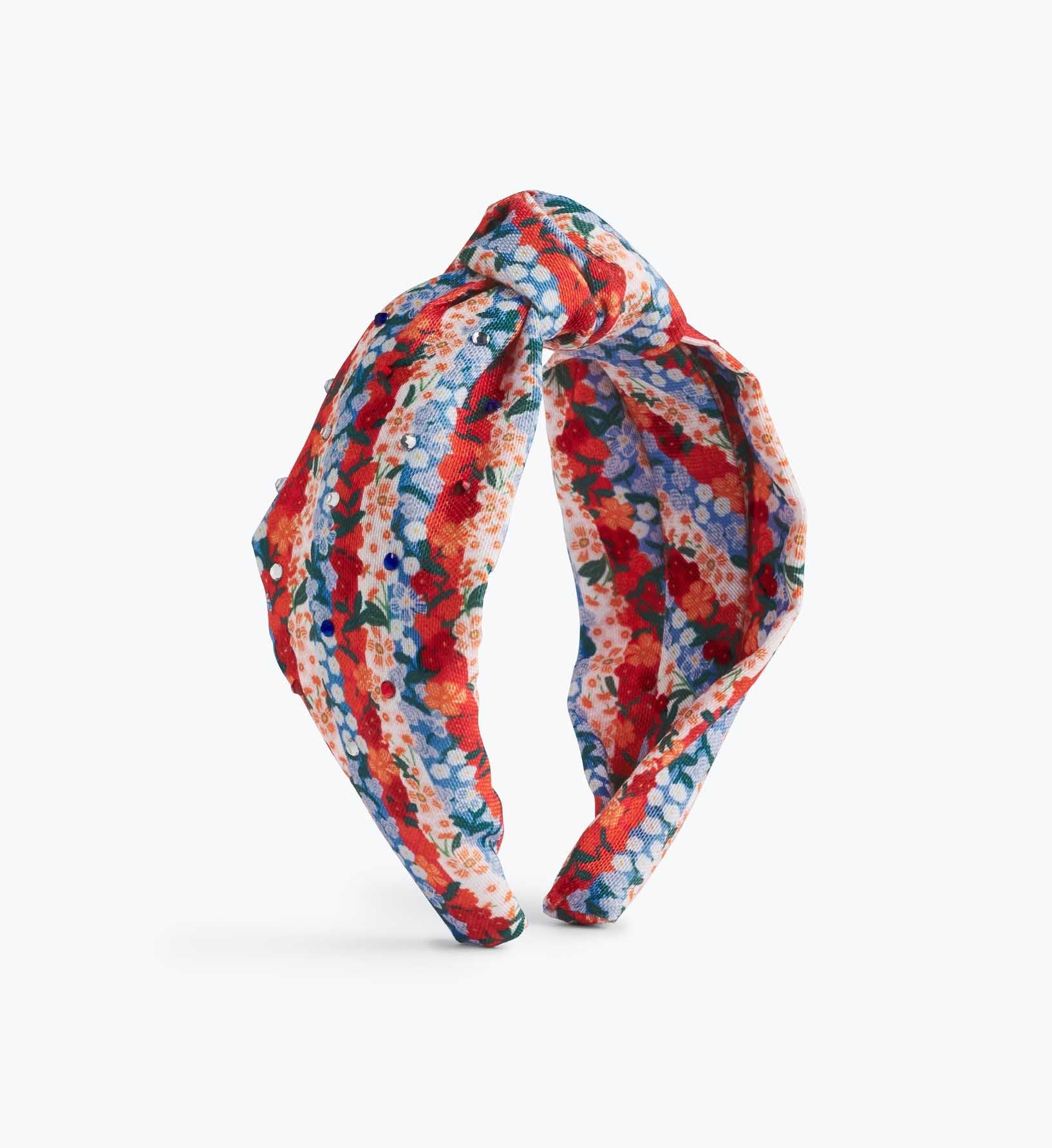 Knotted Headband - Americana Stripe - Comfortable Hair Accessory