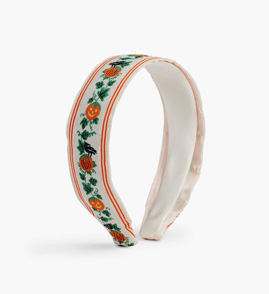 Jacquard Headband - Pumpkin Patch - Comfortable Hair Accessory