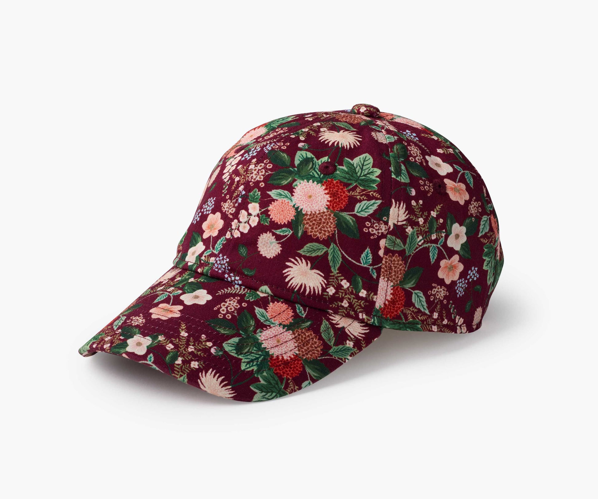 Baseball Cap - Dahlia - Adjustable Embroidered Cap