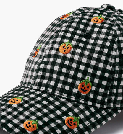 Baseball Cap - Pumpkin Gingham