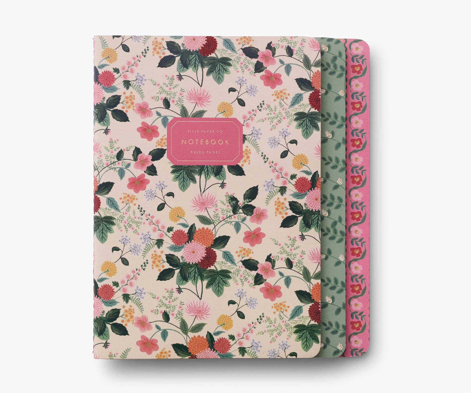 Stitched Notebook Set - Dahlia - Lined Notebook Journal