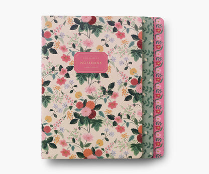 Stitched Notebook Set - Dahlia - Lined Notebook Journal